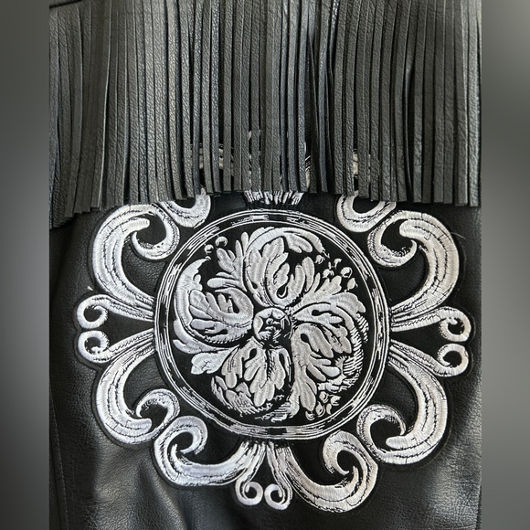 Zara Faux Leather Biker Jacket - Picture 7 of 8